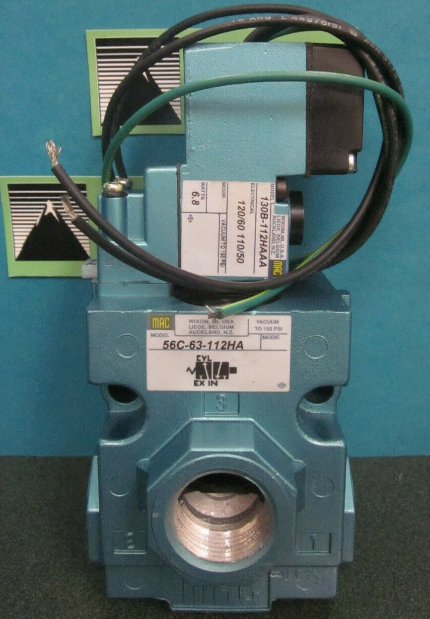 MAC 56C-63-112HA Solenoid Valve (NIB)