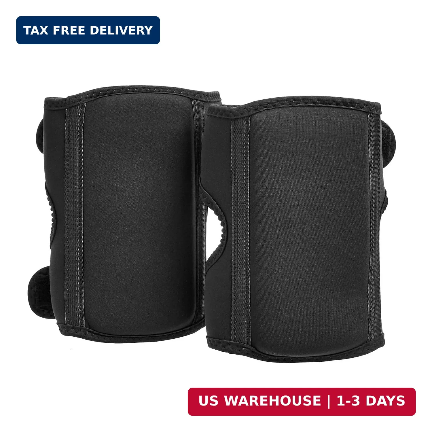 Amazon Basics Over/Under Knee Pads with Foam Padding for Kneeling, Indoor and Ou