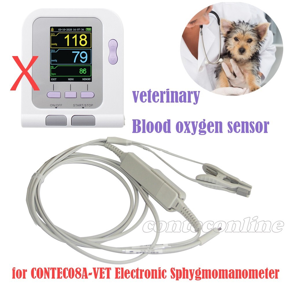 Veterinary SpO2 Probe,Tongue clamp For CONTEC08A-VET Electronic Sphygmomanometer