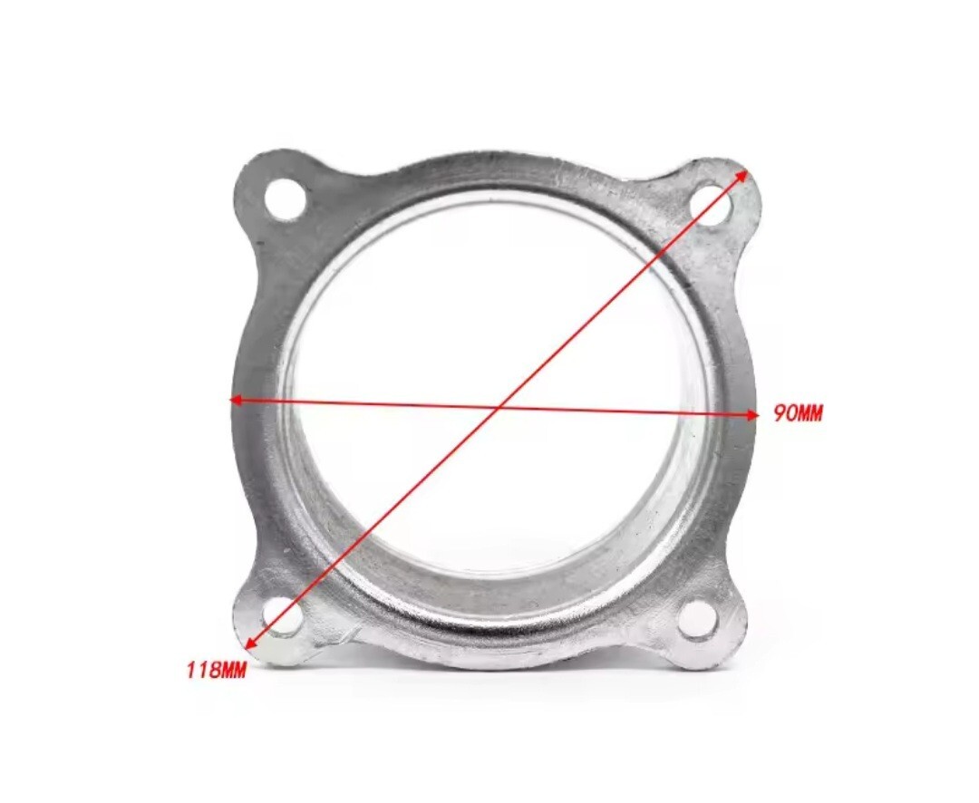 Square Rectangular Ring Reducer Necklace For Car Flow Meter Filter