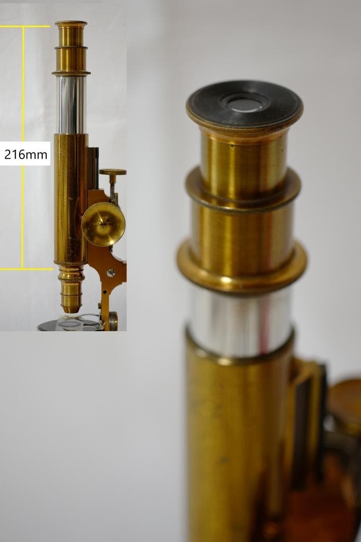 microscope antique vintage Bausch & Lomb "Griffith Club" Microscope