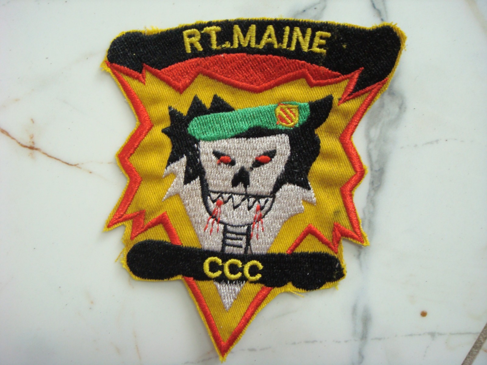 US 5th SF Grp MACV-SOG RT MAINE CCC, VIETNAM WAR PATCH