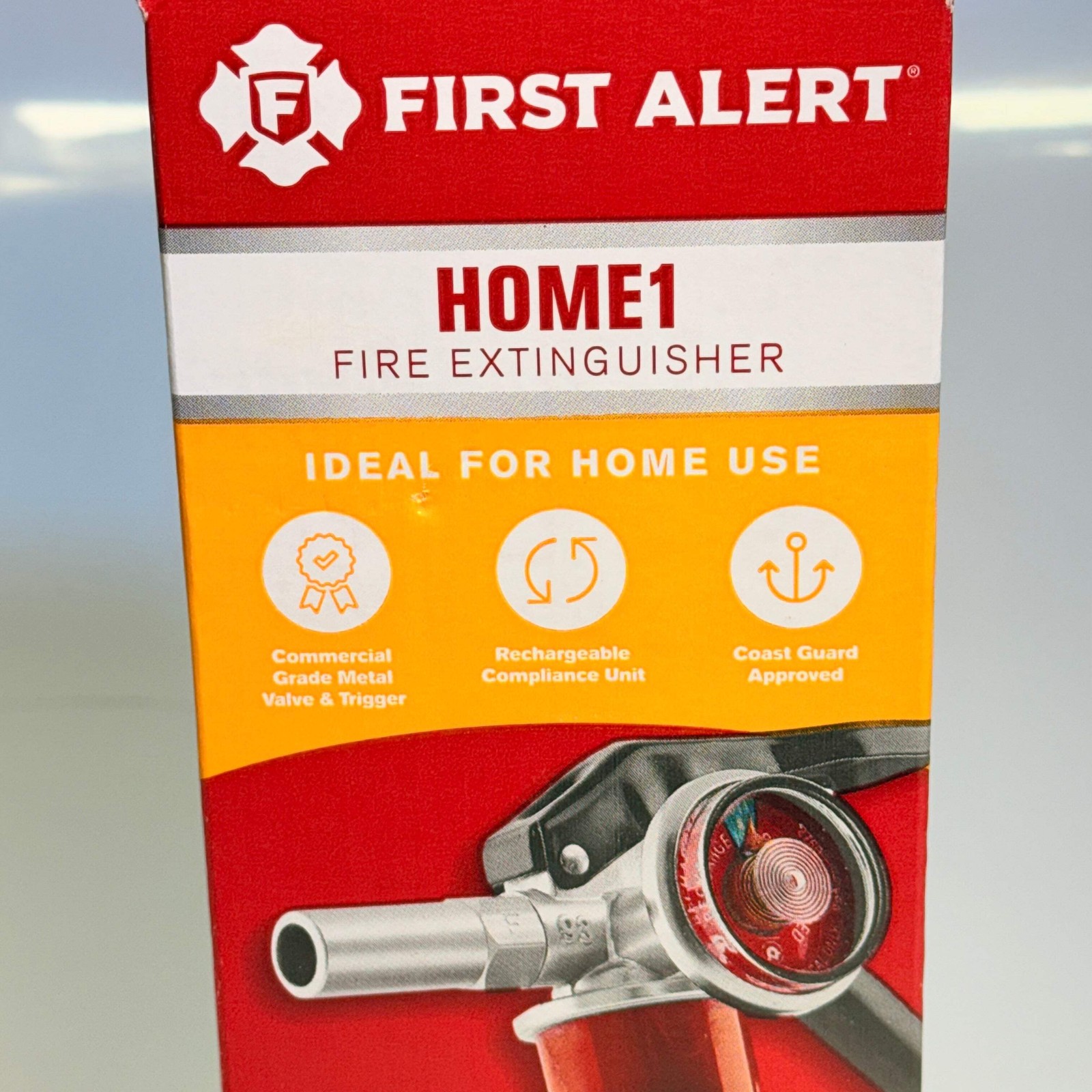 FIRST ALERT(2 PACK) Home1 Multipurpose ABC Rechargeable Fire Extinguisher 2.5 Lb