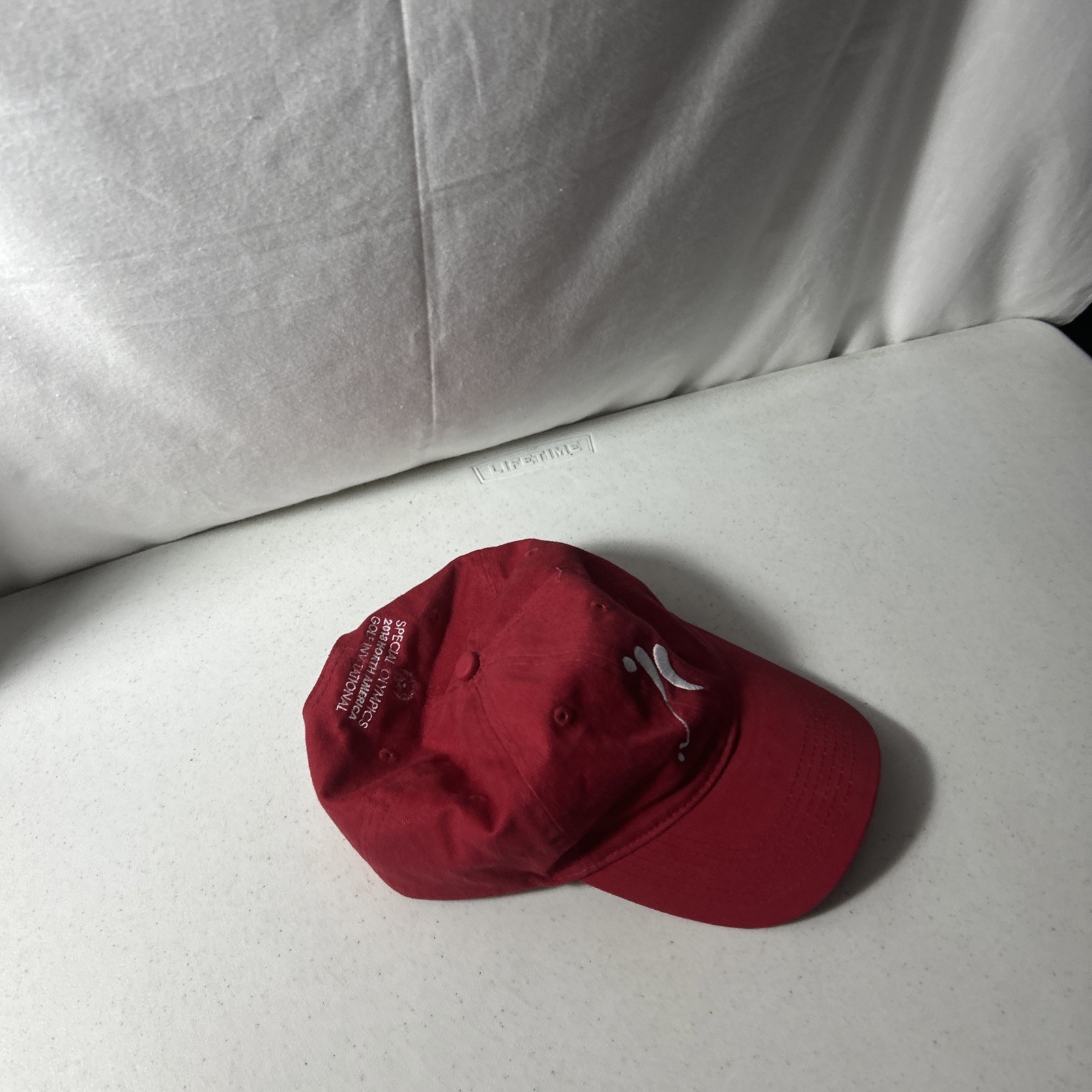 Special Olympics 2013 North America Golf Invitational Adjustable Strap Red Hat