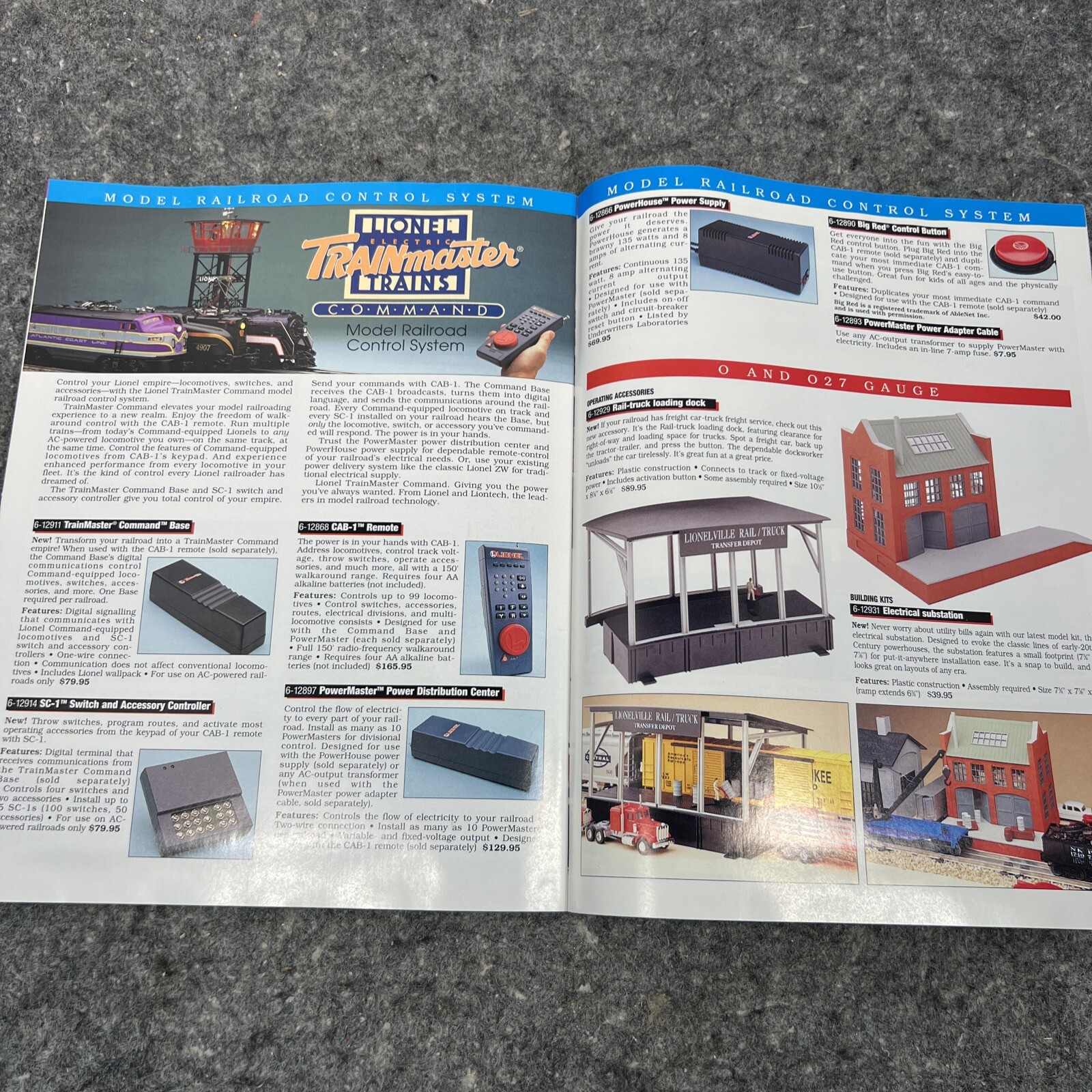 1996 Lionel Trains Catalog