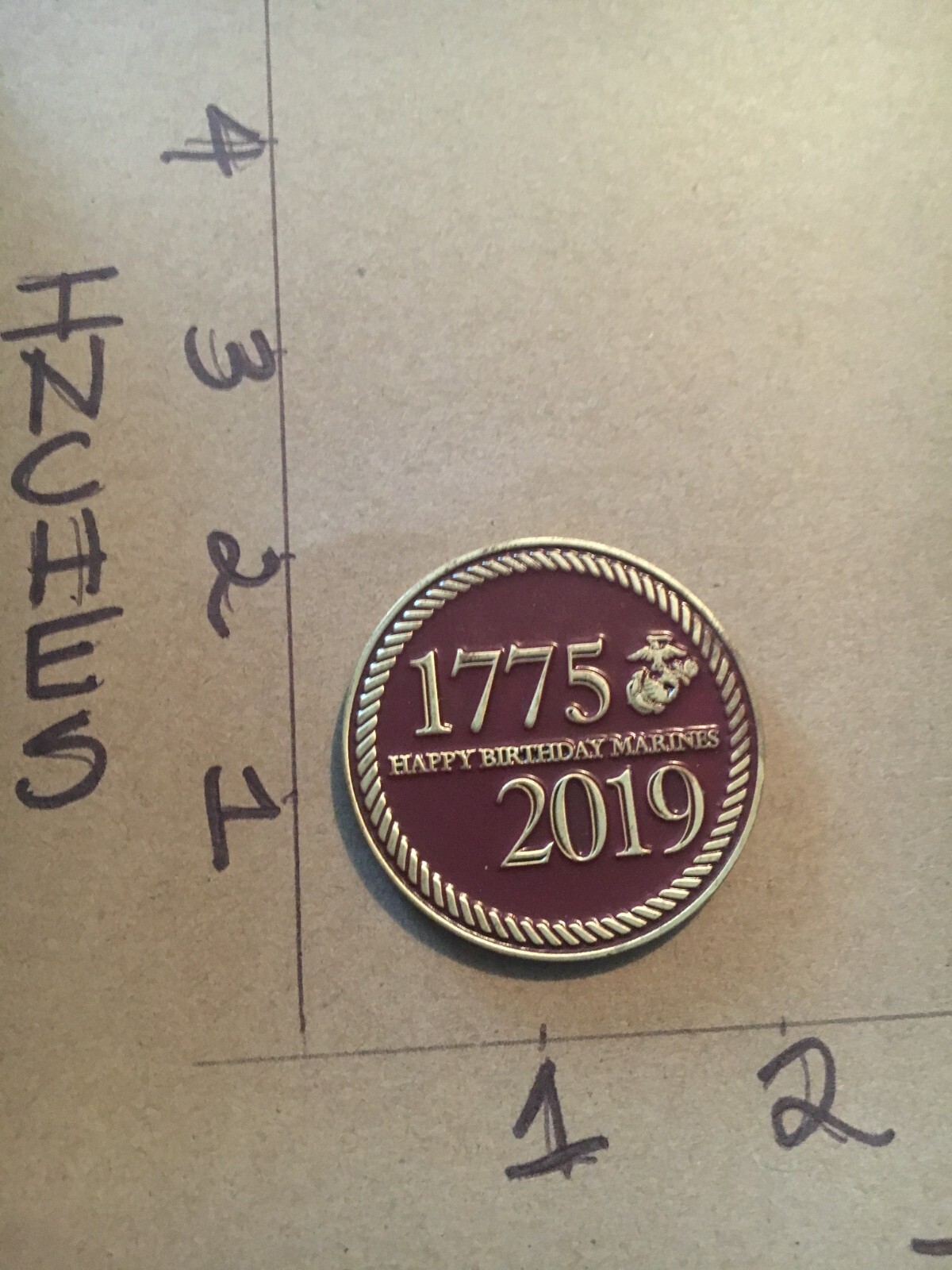 USMC 244th Birthday of the Marine Corps CHALLENGE COIN 5/6/25