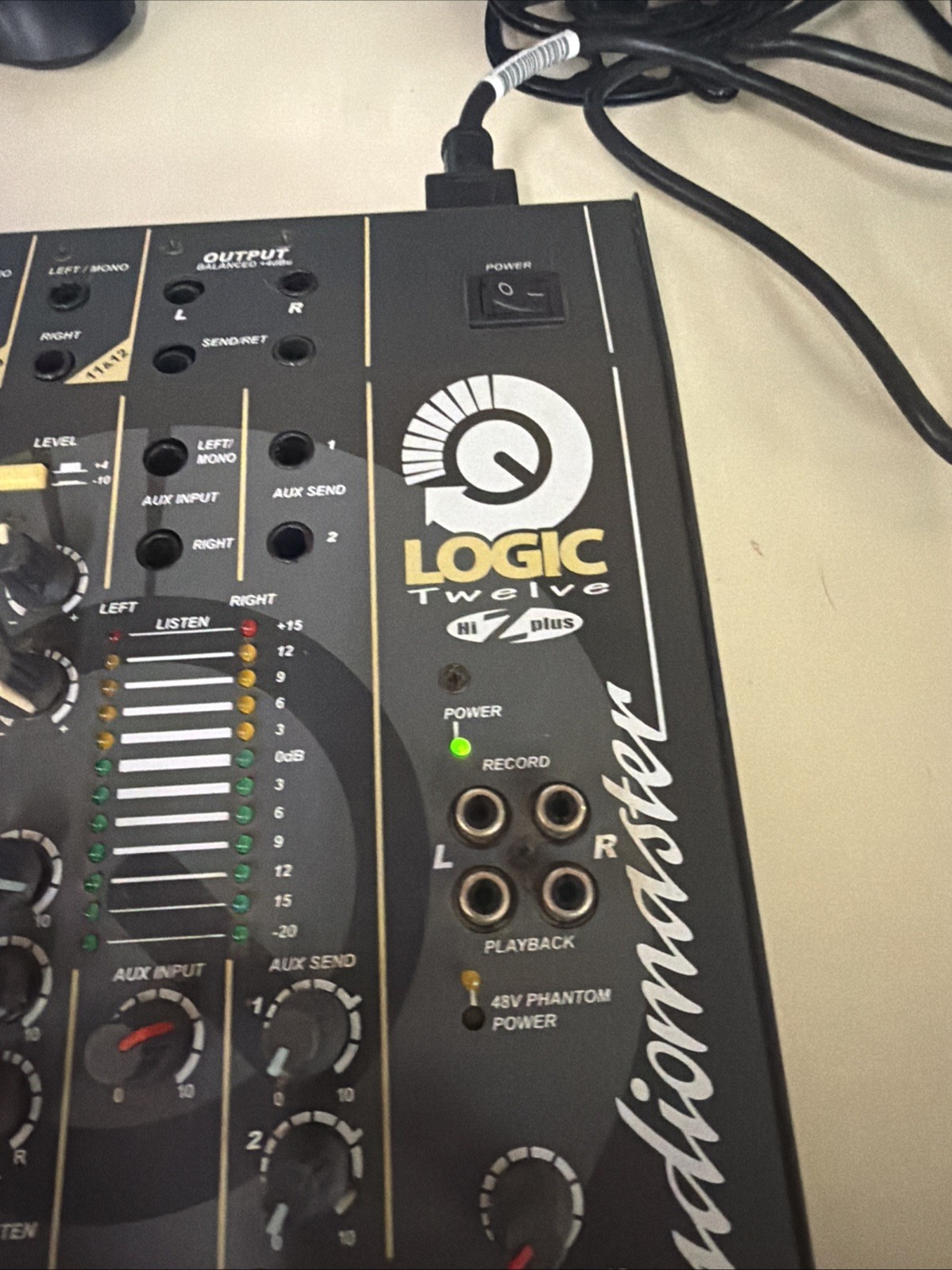 Studiomaster Logic Twelve Mixer Tested Powers On Not Fully Tested With Audio