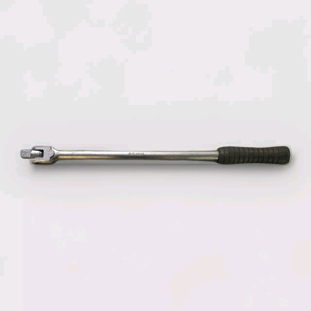 S-K Part No. 41653~17" Flex Head Breaker Bar 1/2" Drive Socket Rubber Grip USA