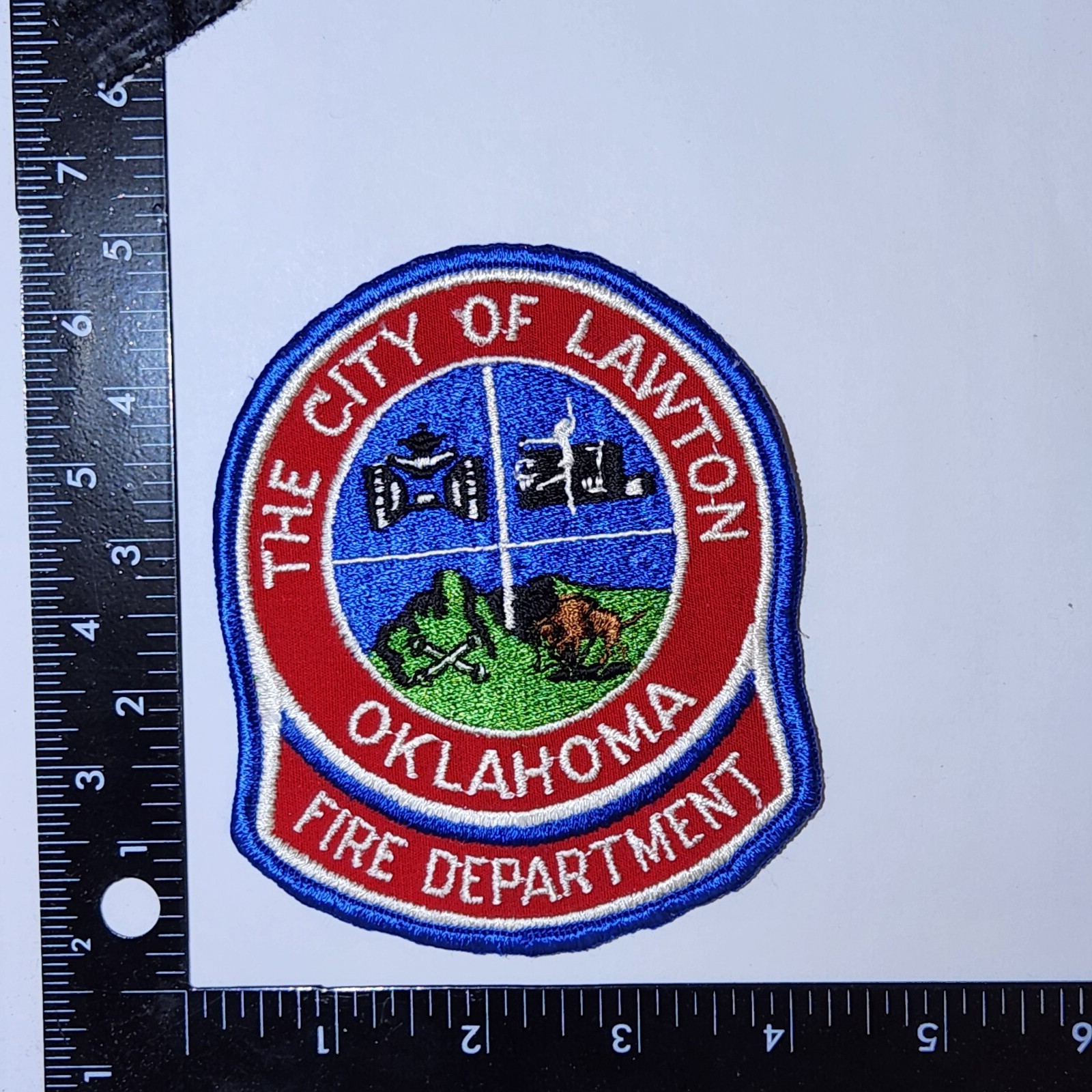 The City of Lawton, Oklahoma Department Patch. Great Condition!