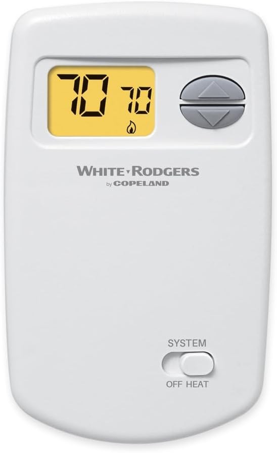 Emerson 1E78-140 Digital Non-Programmable Thermostat for Single-Stage Systems