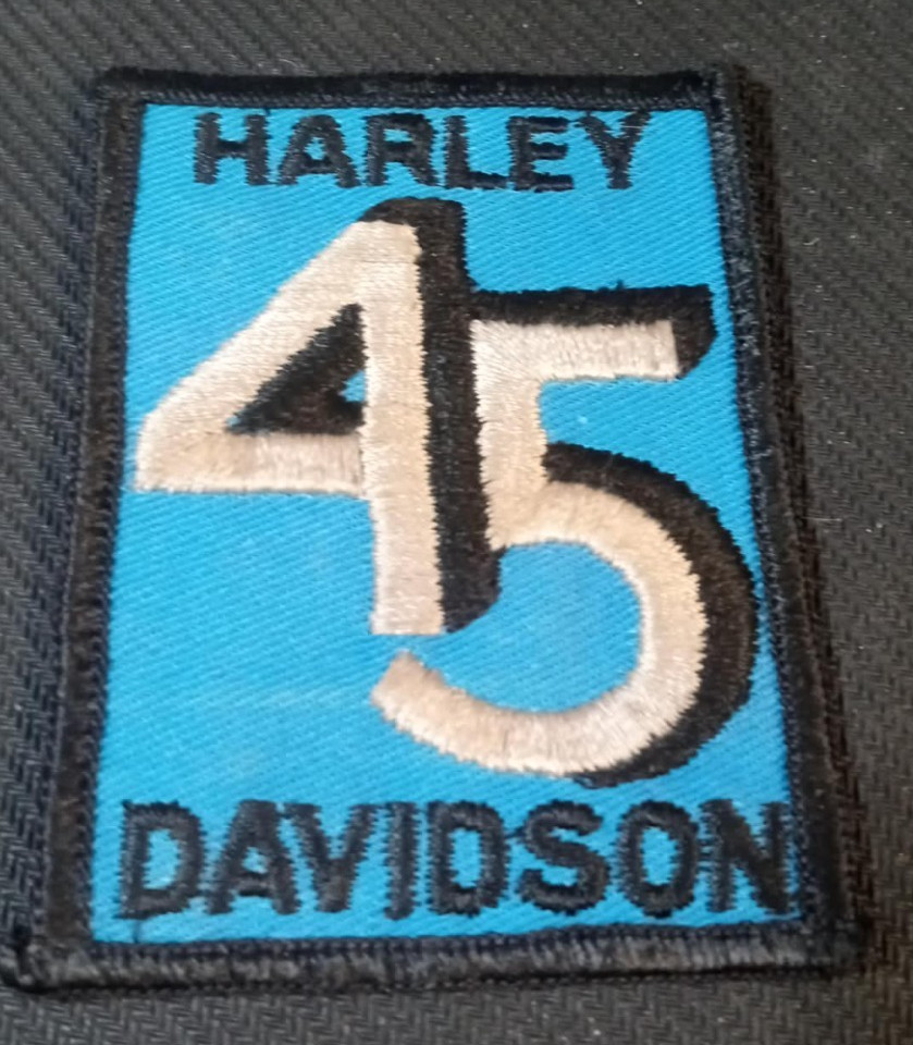 Harley Davidson WLA WLC WLDR RL 45CI Vintage Patch Antique Authentic Woven