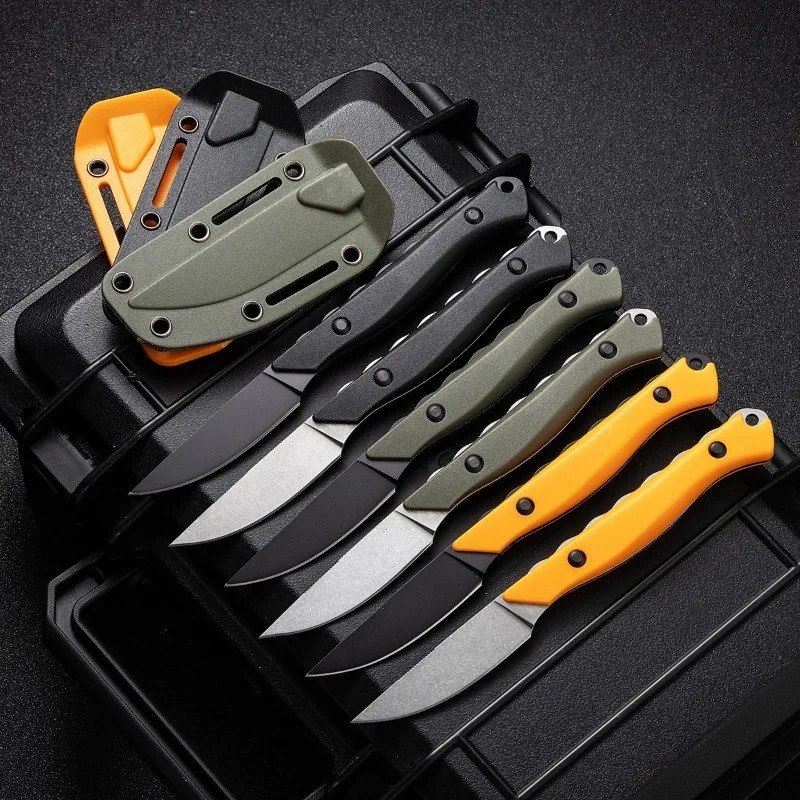 BM 15700 Hunters Fixed Blade Knife Full Tang 440 Steel Blade with Kydex Sheath