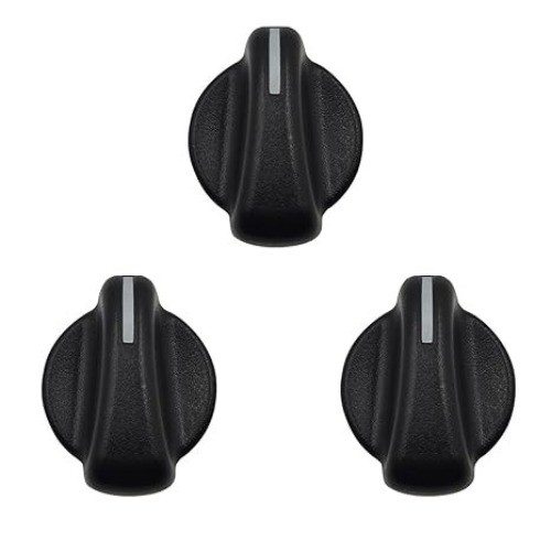 3PCS AC Heater Switch Control Knob Compatible with Wrangler 1999-2006 Year, for