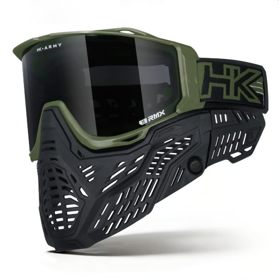 HK Army RMX Paintball Goggle Mask System - Olive/Black