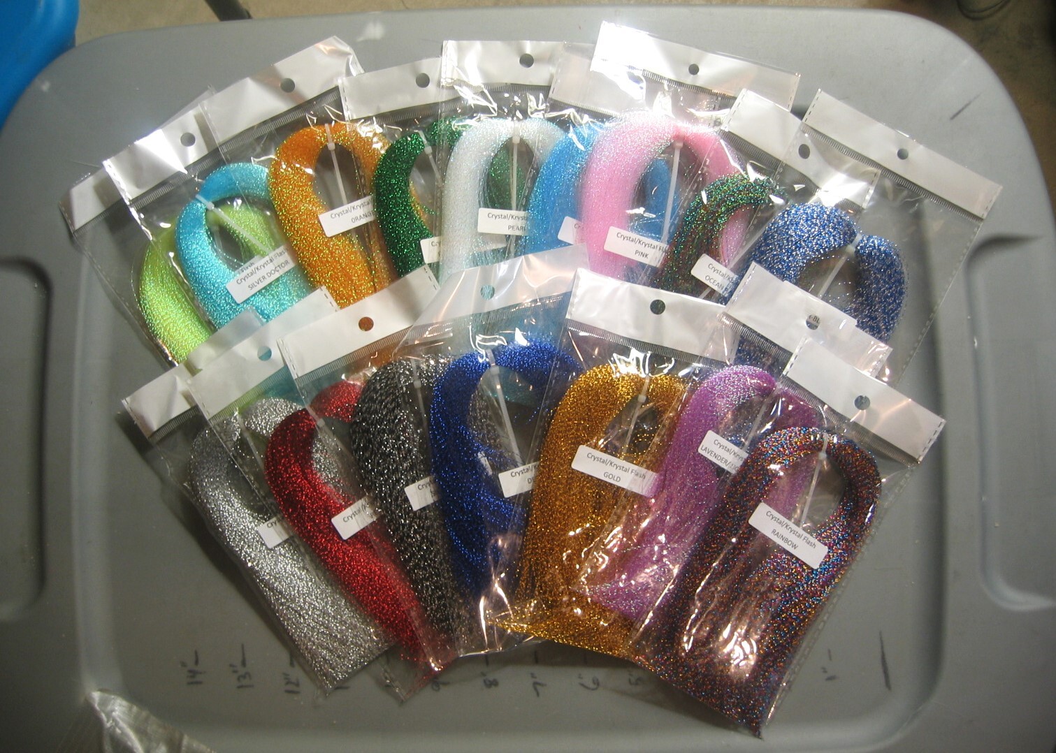 1 Pack (Hank) Crystal Flash- Krystal Flash-NEW Large Hanks-Combine shipping