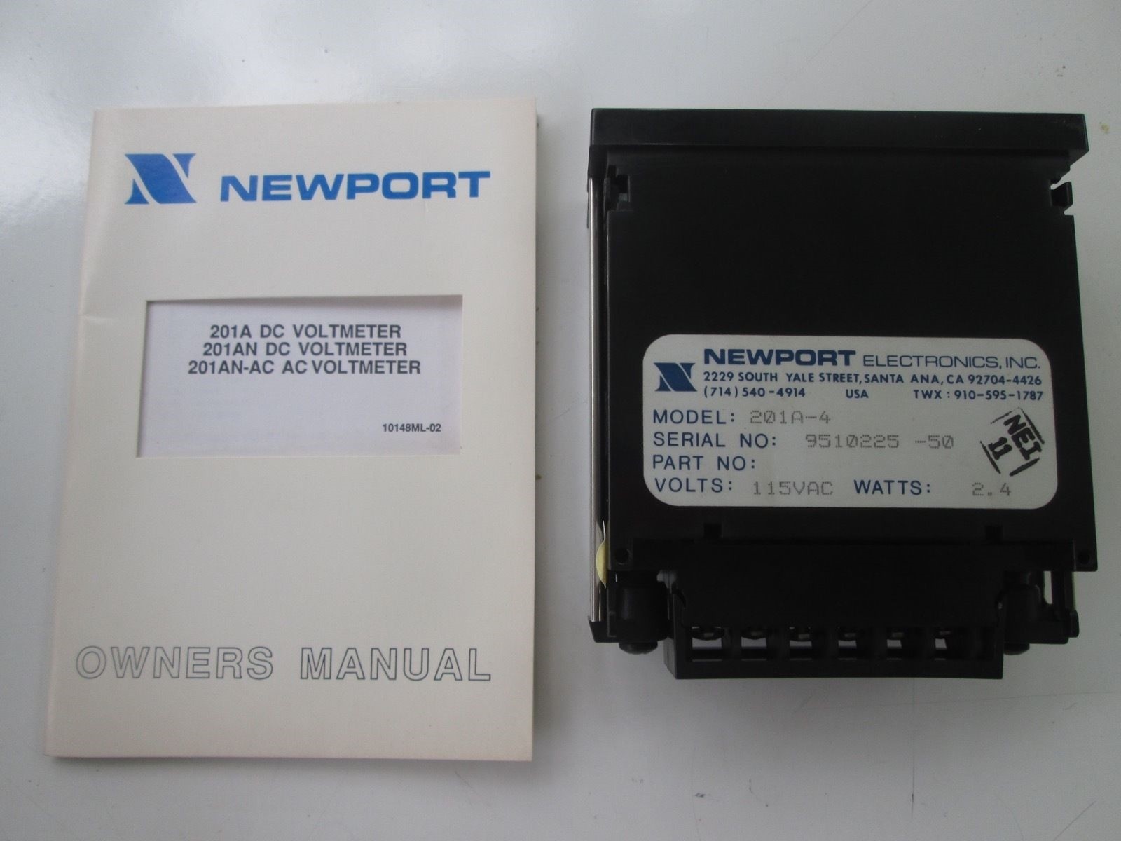 NEW Newport 201A-4 Voltmeter 201A4 Industrial