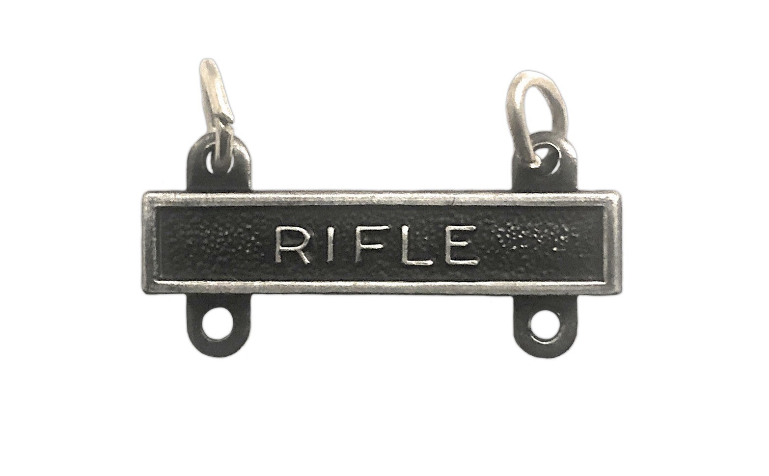 U.S. Army Rifle Silver Oxidized Qualification Bar (each)