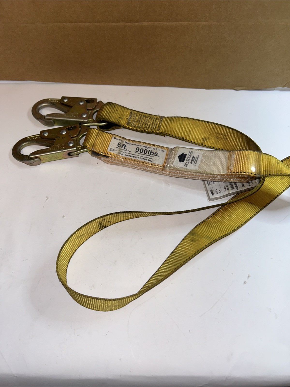 Werner 6 ft. Shock Absorbing Fall Protection Lanyard C380000