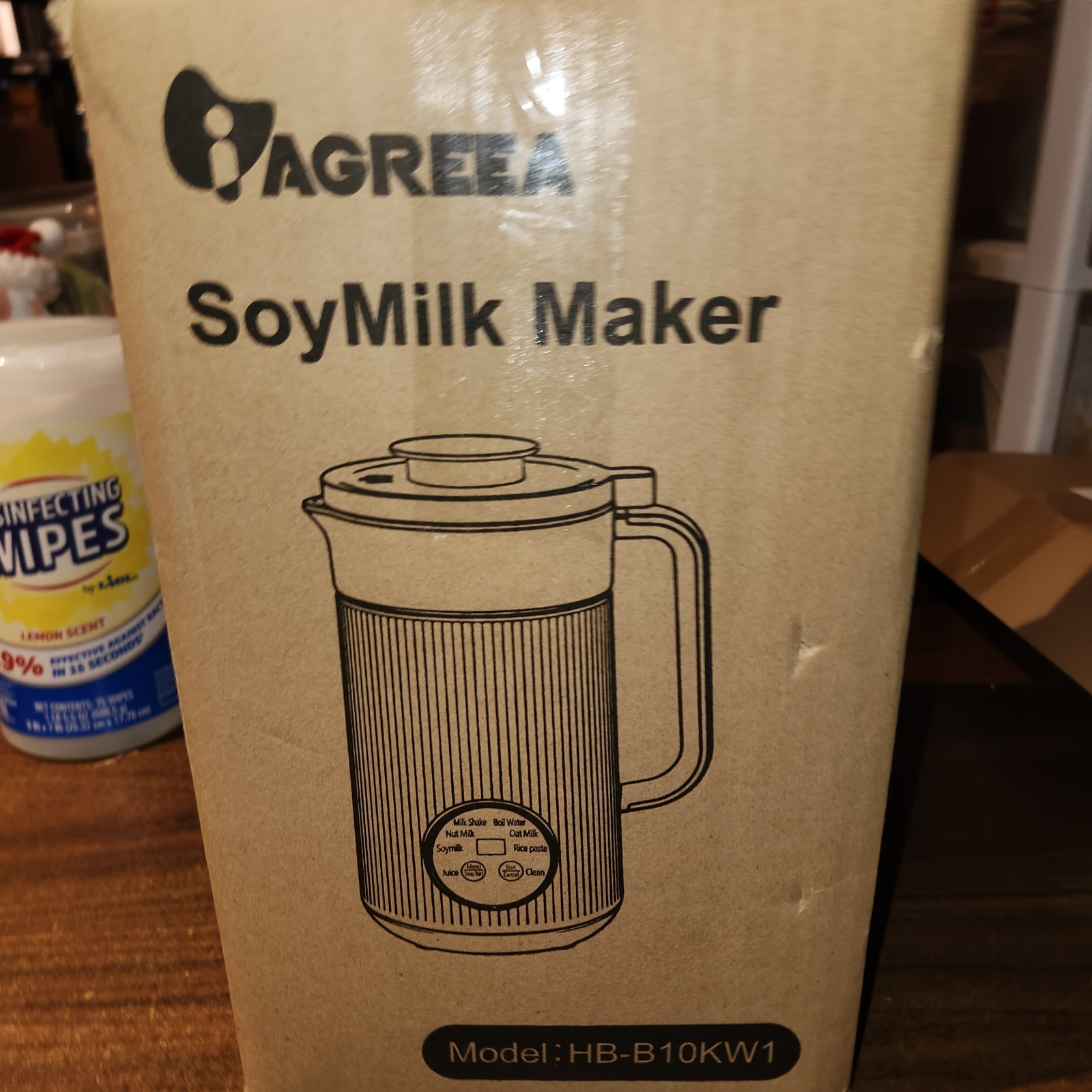 8 in 1 AGREEA Nut Milk Maker Machine, 35 oz Soy Milk Maker, Oat, Soy NEW in Box
