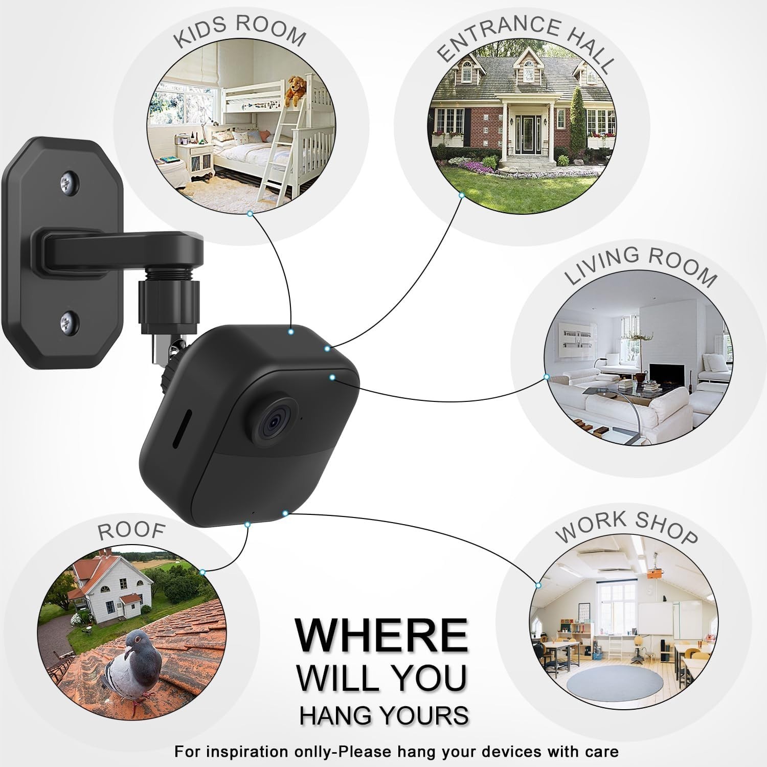"2Pack Adjustable Security Wall Mount Bracket for Blink Outdoor 4 (4Th Gen) / (3