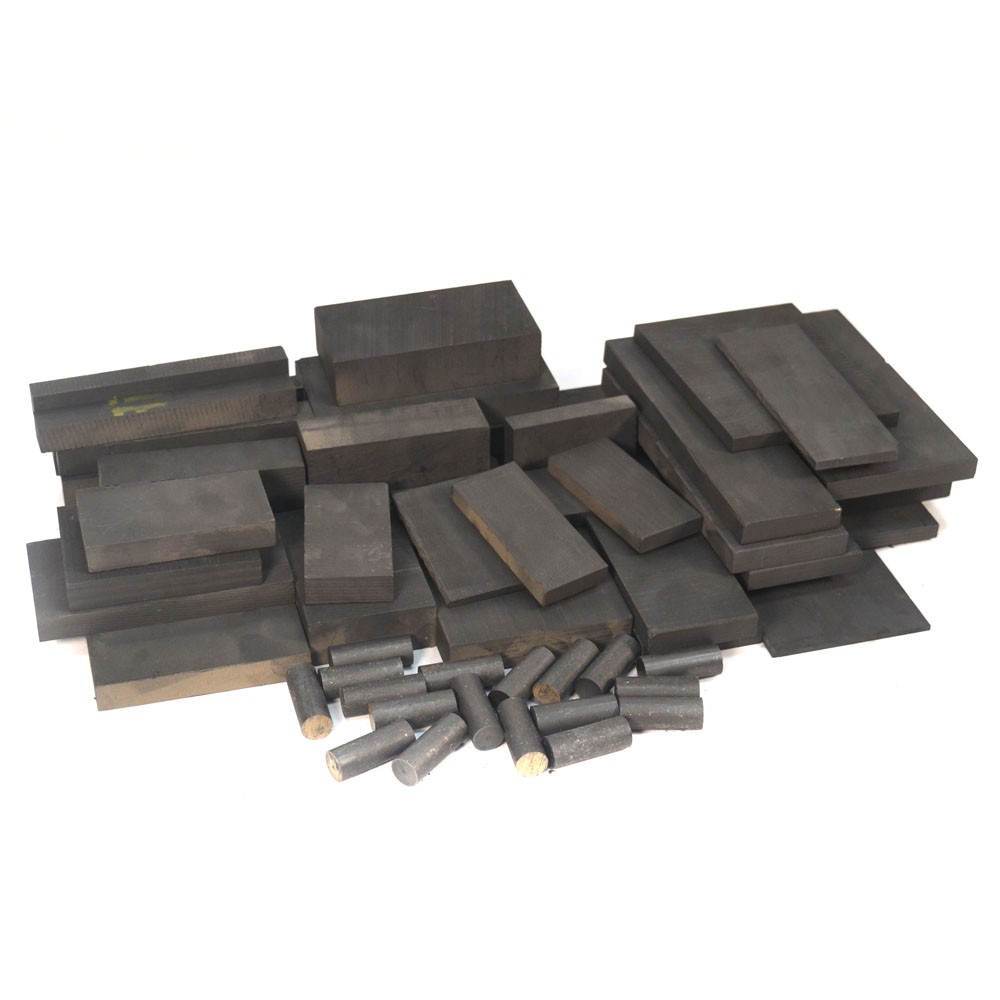 (Lot of 66) Poco Varying Sized Pieces 9.896lb Semiconductor Grade Graphite Blank