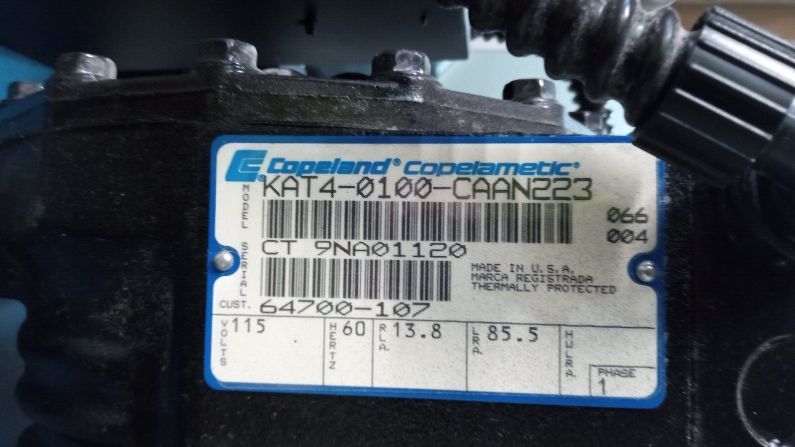 DENTAL AIR COMPRESSOR CA-651 DEN-TAL -USED
