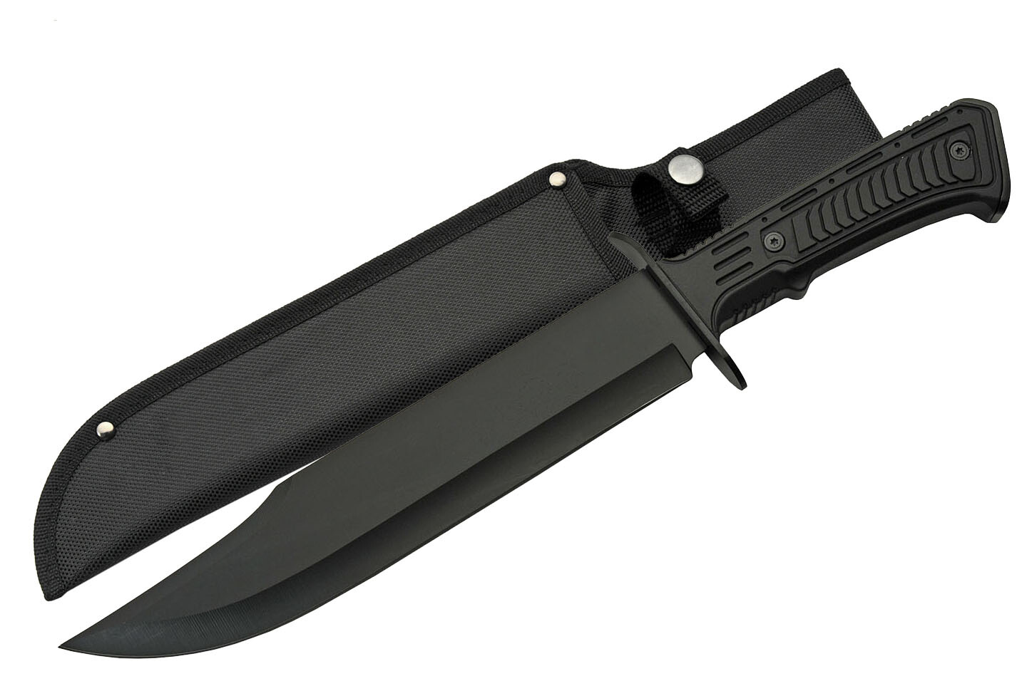 Bowie Knife | Rite Edge 9.5" Clip Point Blade Stealth Combat + Black Sheath