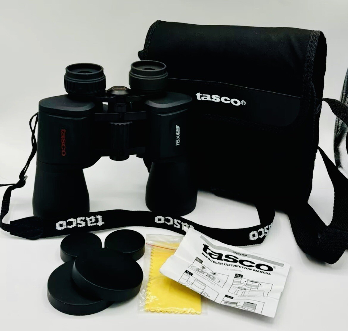 TAsCO Binoculars Heavy 16X50 w/case
