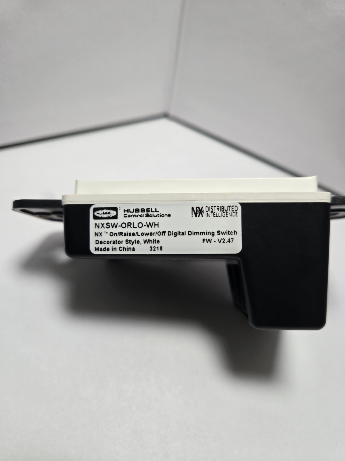 NX Lighting Controls Switch NXSW-ORLO-WH