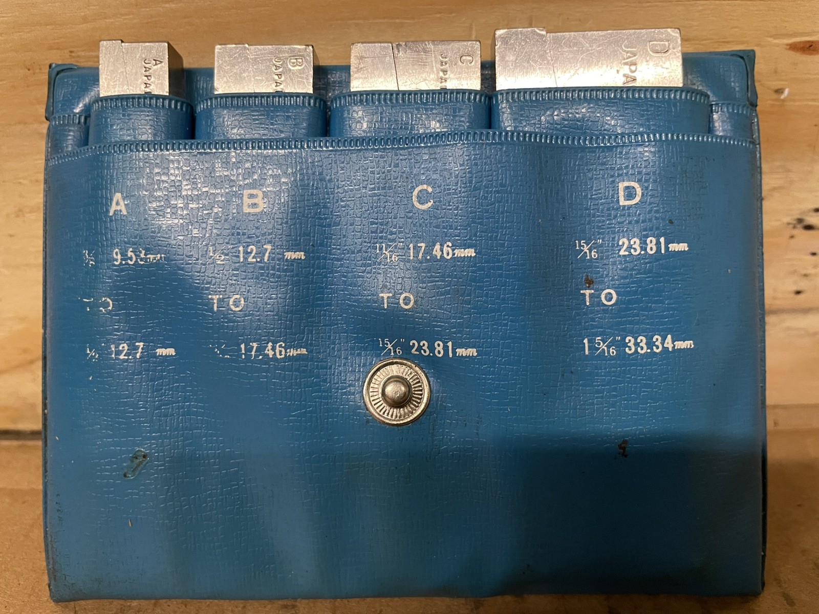 ADJUSTABLE PARALLEL  4 Pc. SET   - Made in Japan-