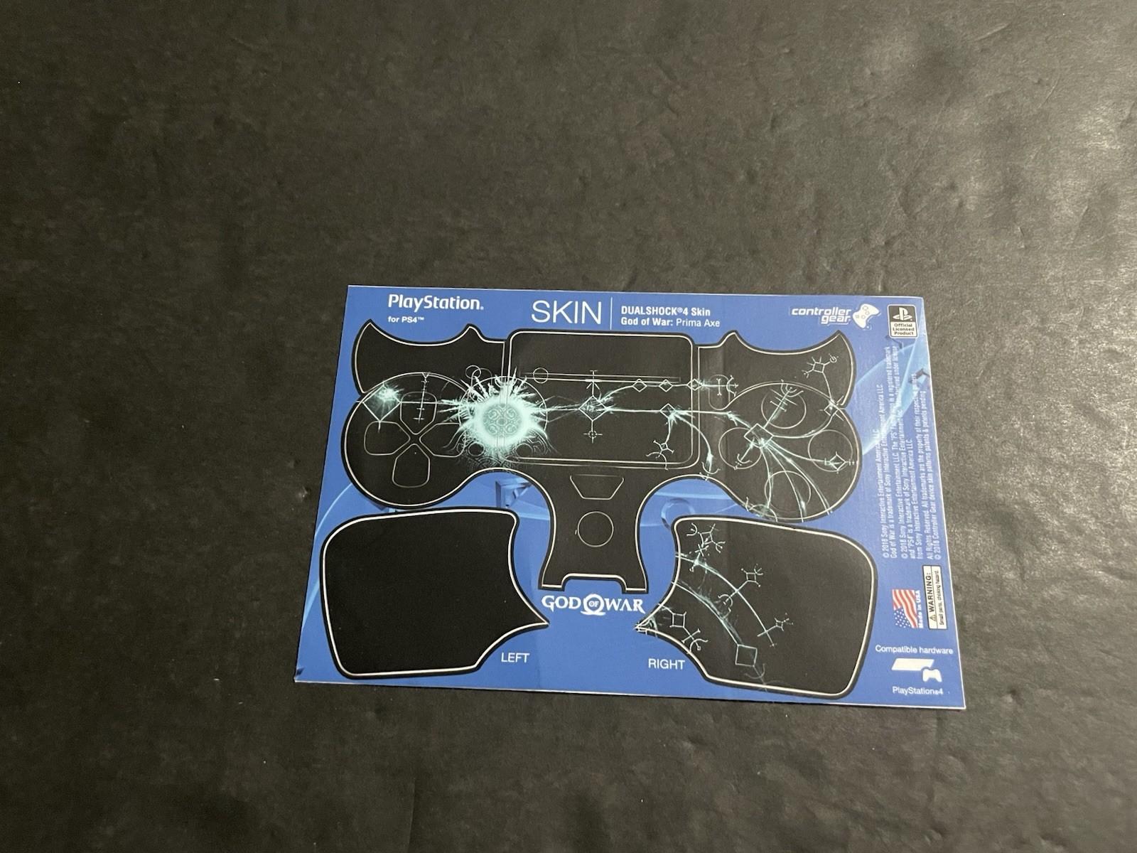 god of war PlayStation controller skin decal