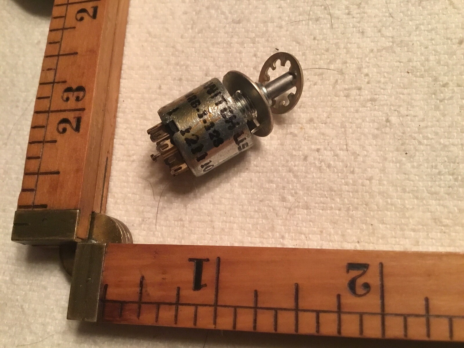 One New Vintage Alcoswitch  Rotary Switch MRB-1-12S Alco Date 7710