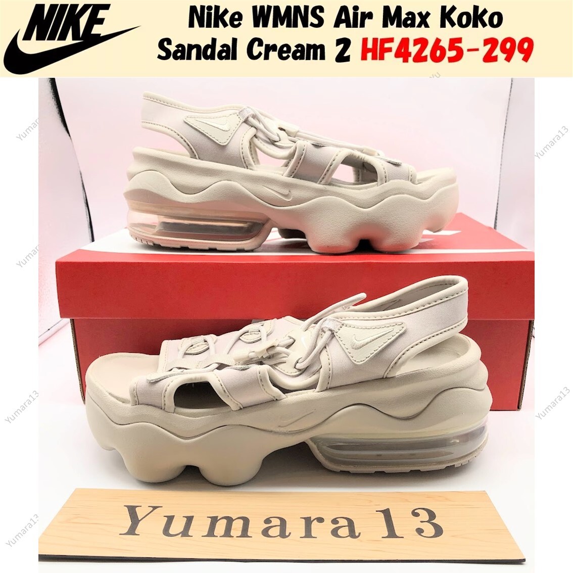 Nike WMNS Air Max Koko Sandal Cream 2 HF4265-299 US 5-15 Size New