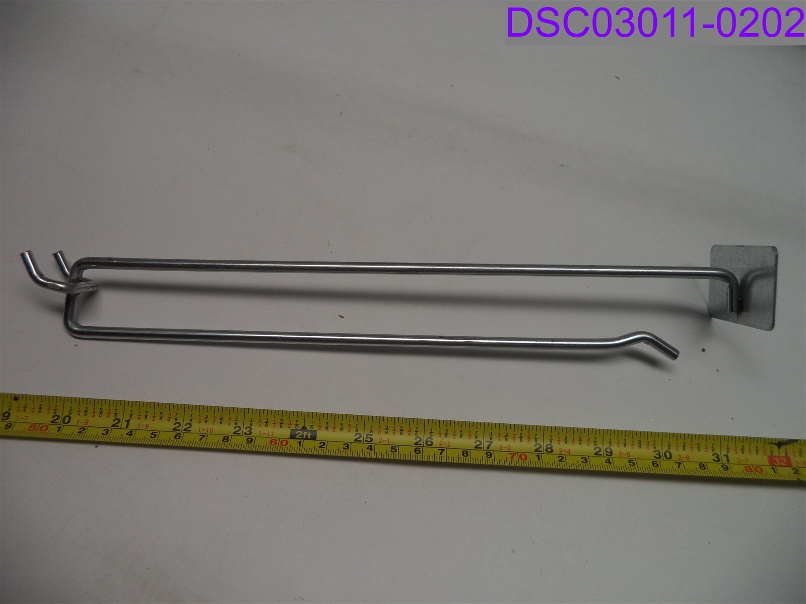Qty= 1 Box of 100: Siffron Scannable All-Wire Scan Hook w Plate P/N R45-10-212P2