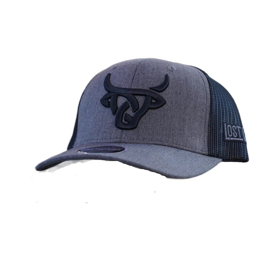 Lost Calf Gray Black Mesh - Hats Cap - Shadow