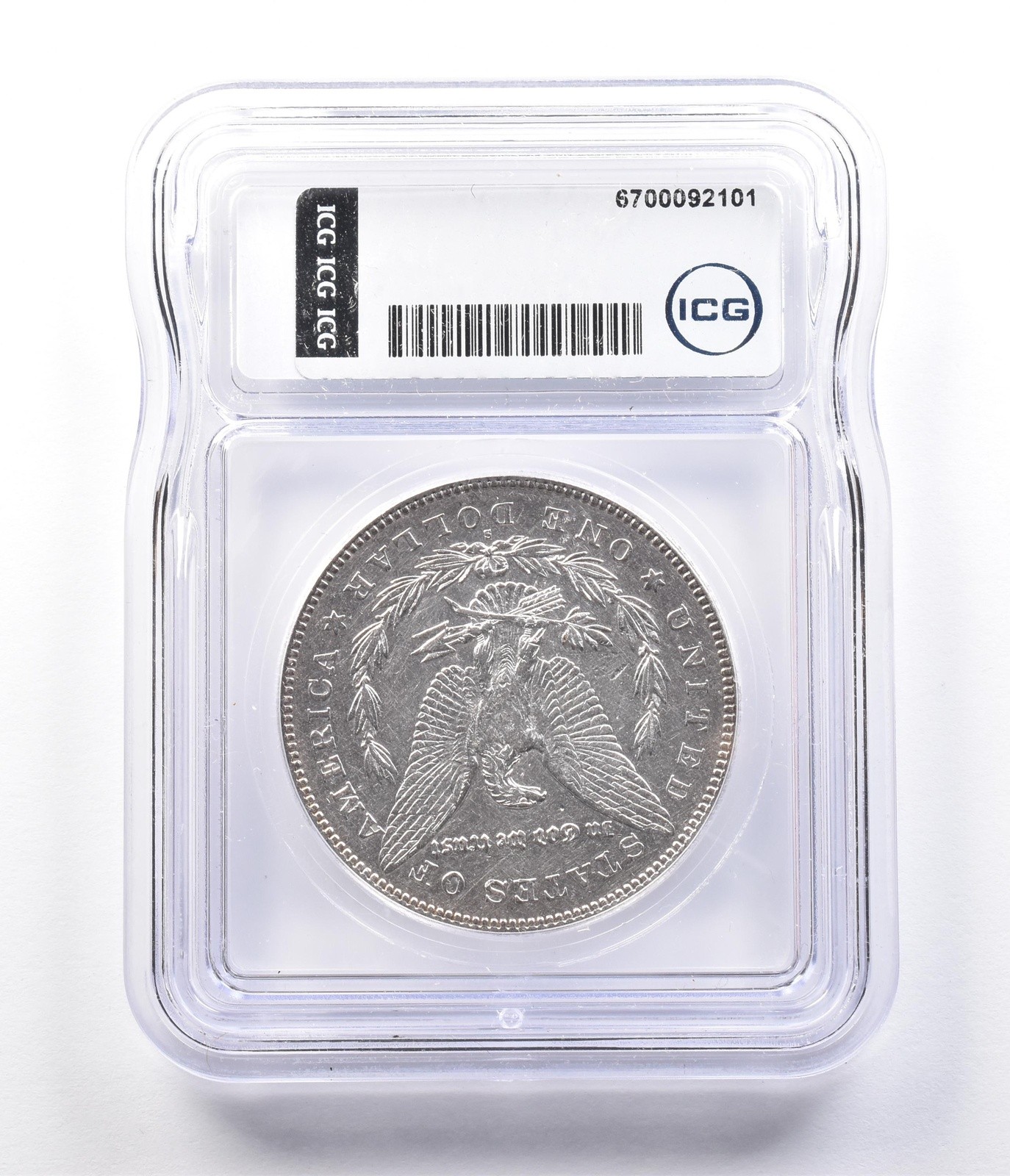 1879-S Morgan Silver Dollar Reverse 78 Top 100 Authentic ICG *2905