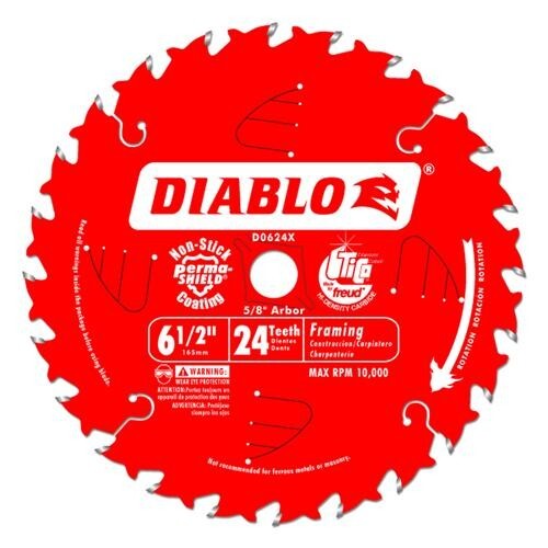 Diablo 6-1/2" X 5/8" X 24T