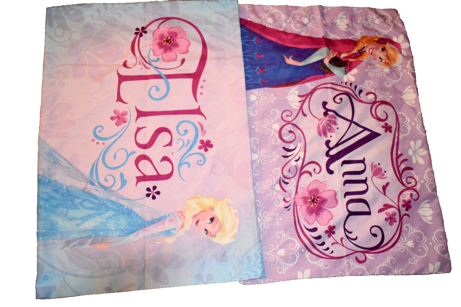 j9 !WOW! 1 Disney FROZEN Anna Elsa Reversible Pillow Case {Microfiber Fabric}