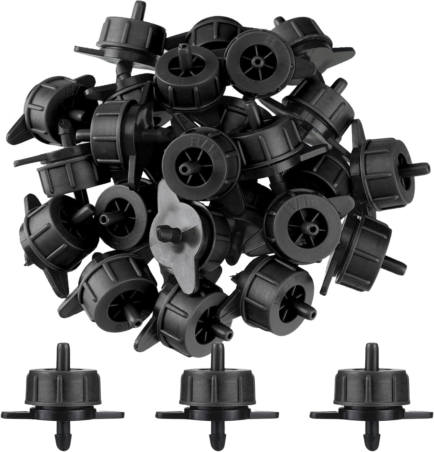 50 Pcs Drip Irrigation Emitters Water Tubing Irrigation Tubing Pressure Compensa