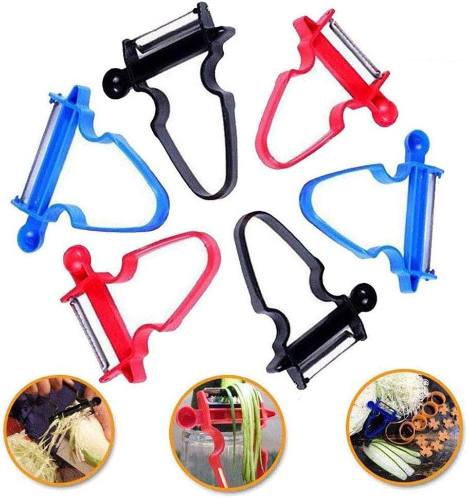 Multi-Function Trio Peeler Slicer Set of 3,New Amazing Fruit & Vegetable Peelers