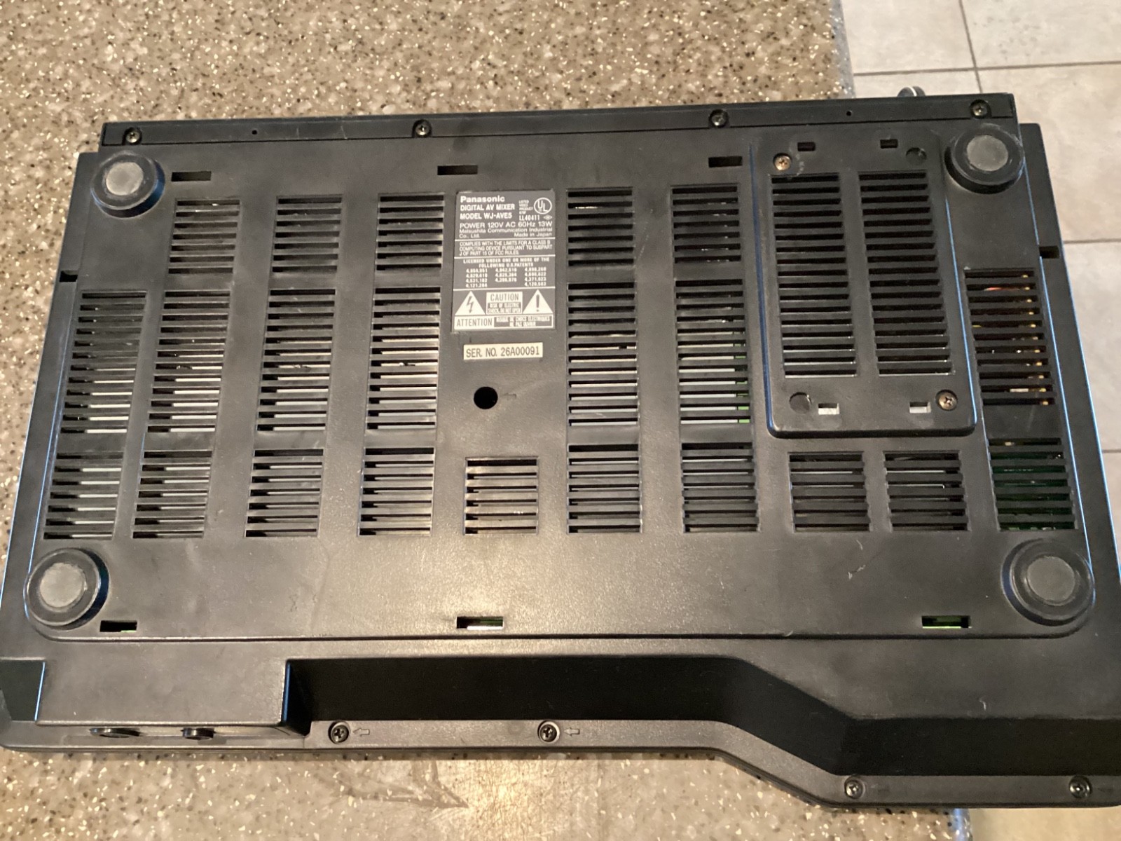 Panasonic Digital AV Mixer WJ-AVE5..UNTESTED