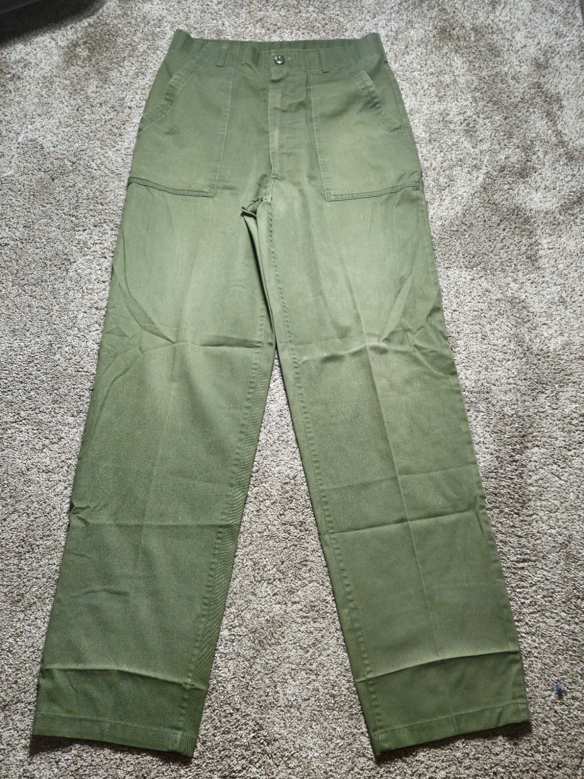 Vtg US Military OG-507 Utility Trouser Size 32x35 Green 8405-00-610-2644 Og 507