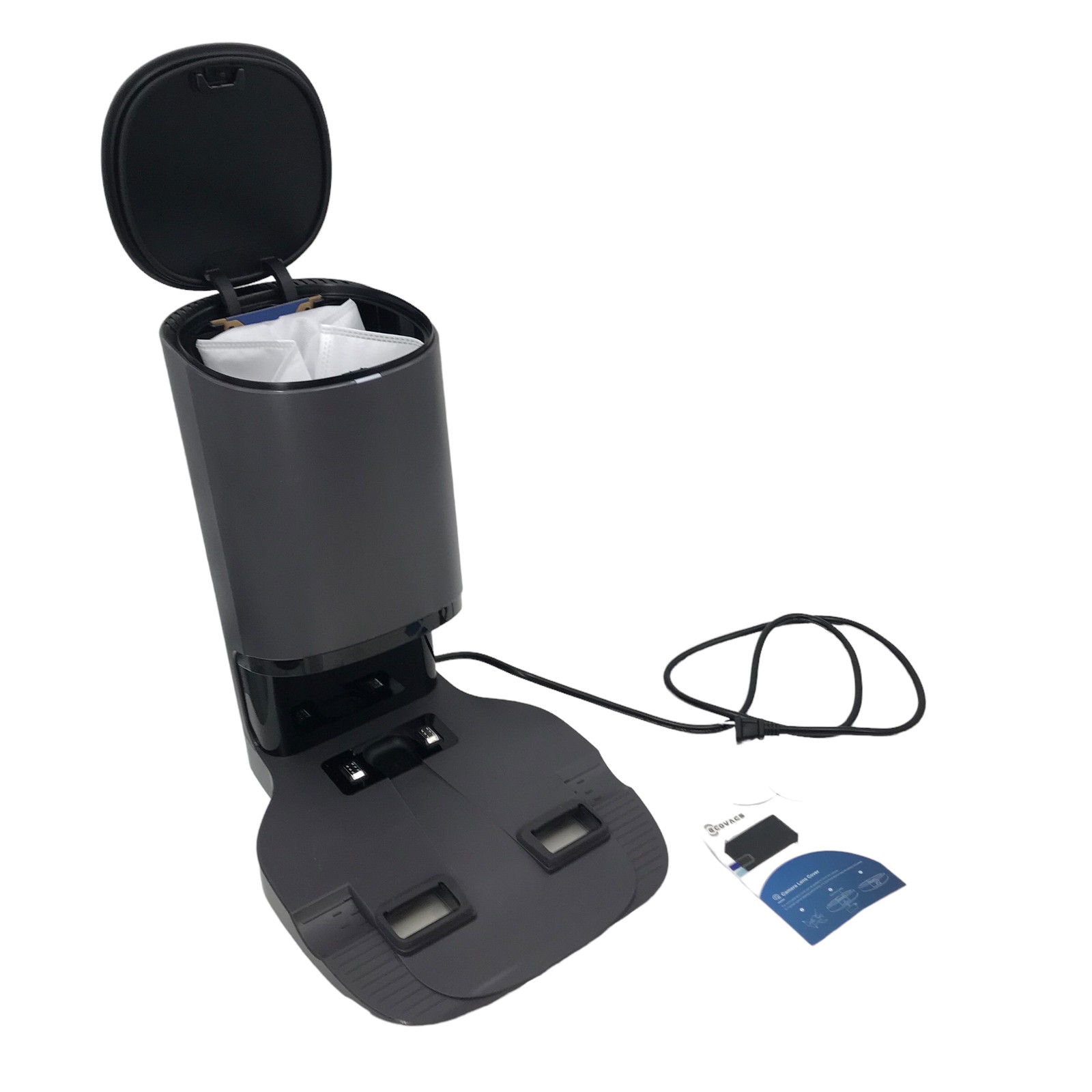Ecovacs DEEBOT OZMO T8 AIVI+ vacuum & self empty Docking Station new pads/filter