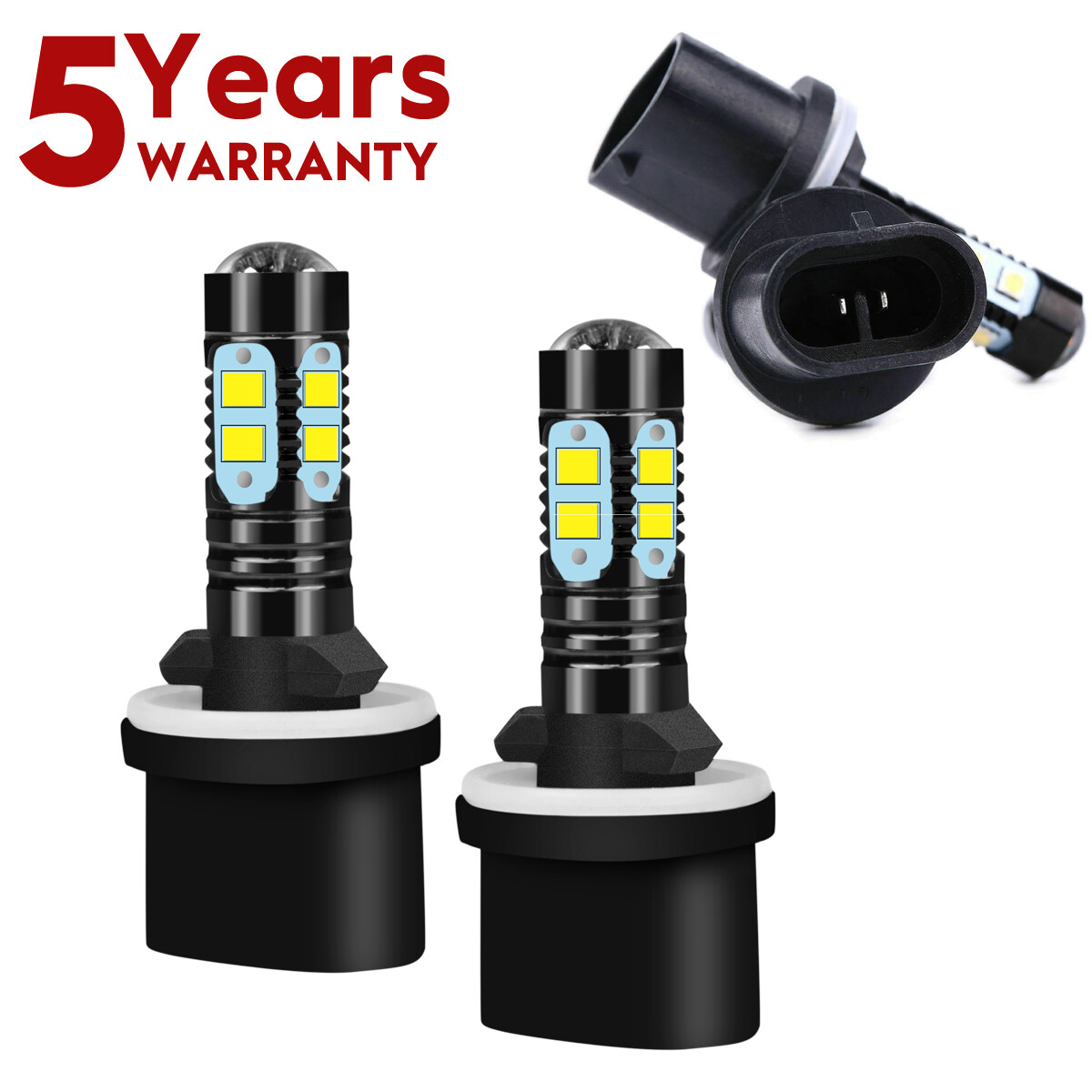 2 880 6000K LED bulbs for XUV 625i 825i 825 S4 855D 855D S4 Deere Gator;AM144882