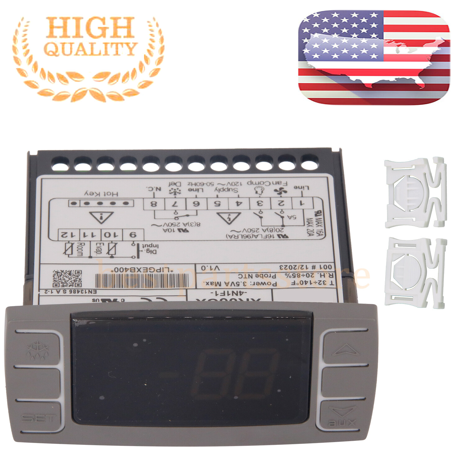 For Dixell Temperature Control XR06CX-4N1F1 Programmable Commercial Freezer 120V