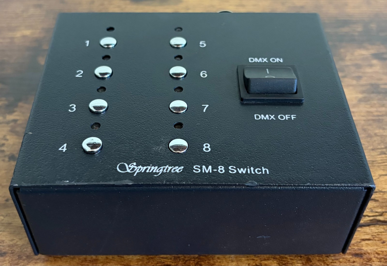 Springtree SM-8 DMX Control Station 8-Scene Recorder Switch (sold As Is)