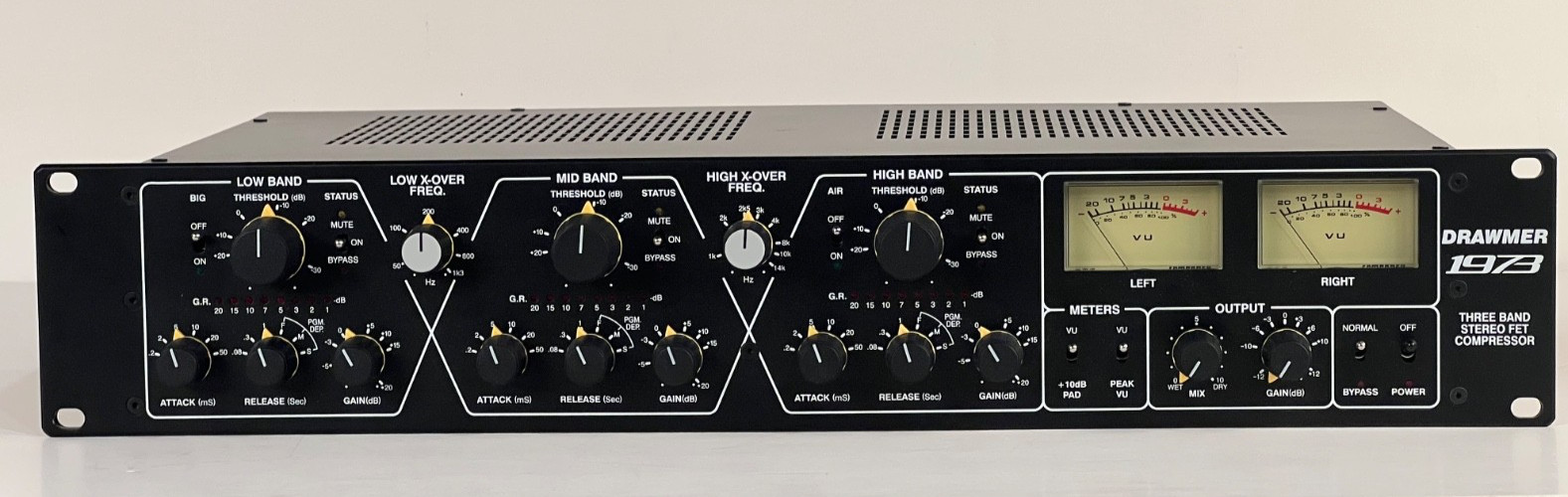 Drawmer 1973 3-Band Stereo FET Compressor New Open Box