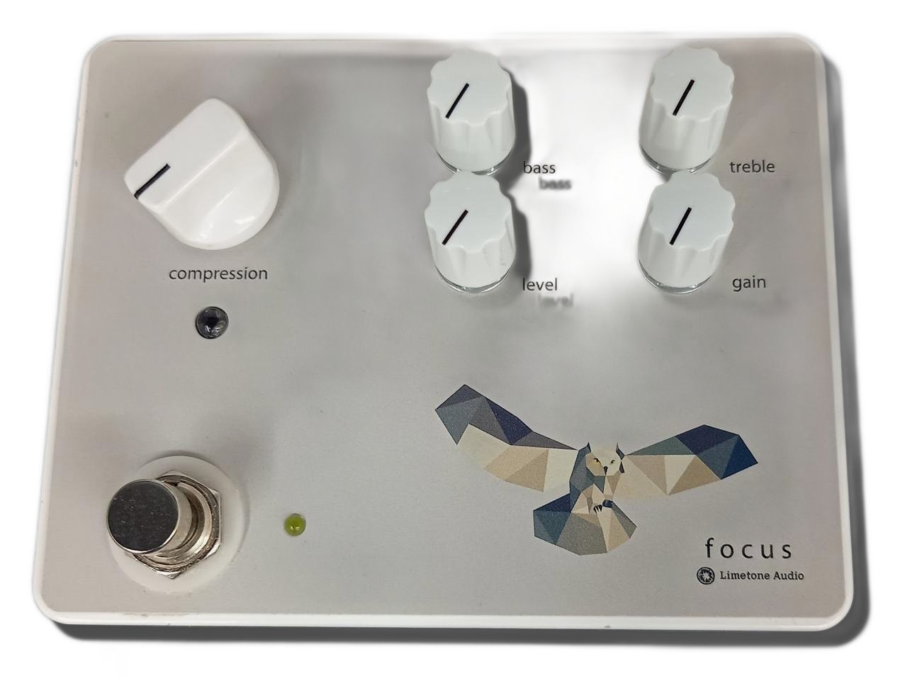 Limetone Audio FOCUS Compressor Effects Pedal Tested & Works 97365
