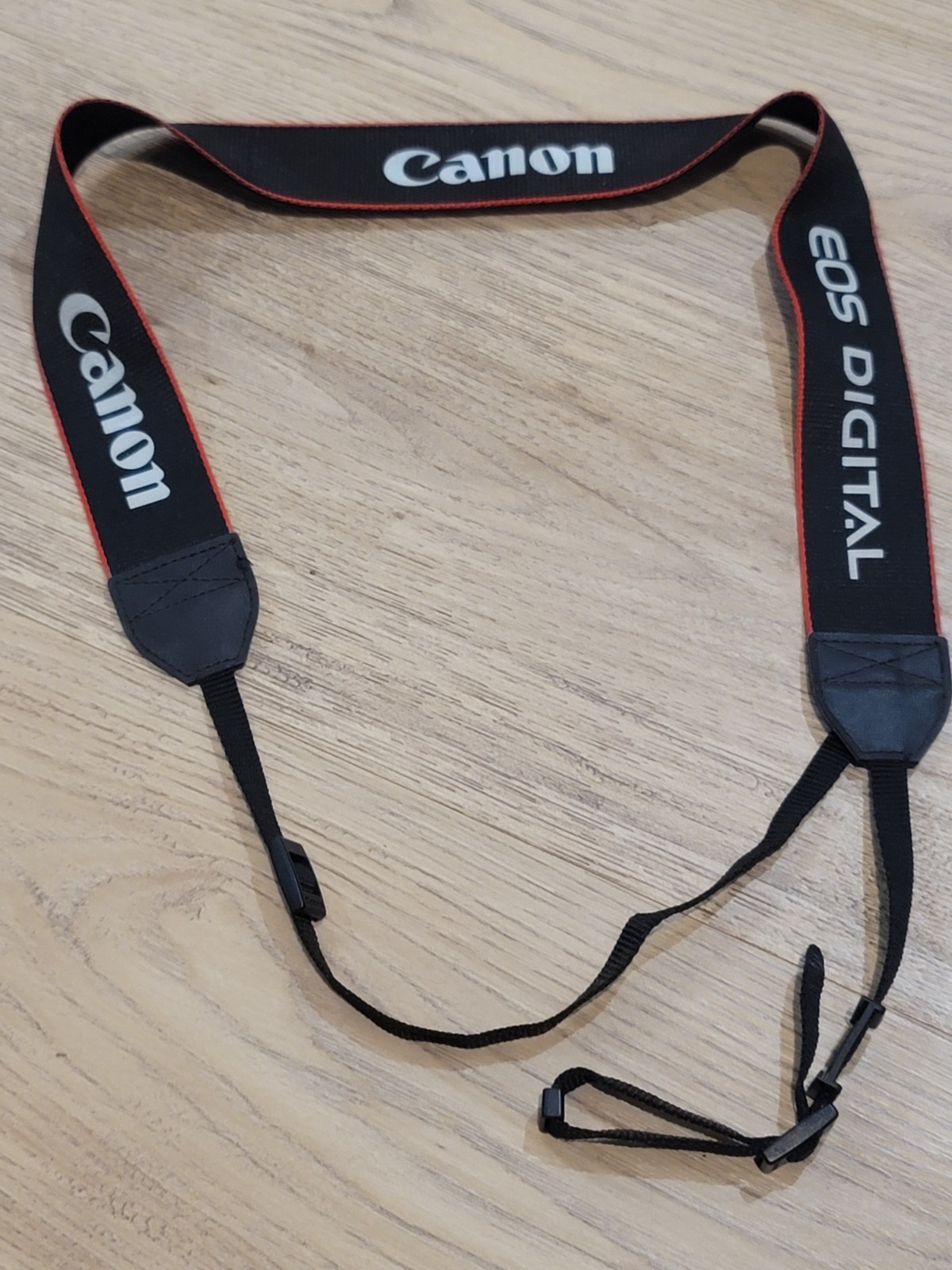 Canon EOS Digital Rebel Camera Neck Shoulder Strap Black /Red 1.5 Inches Wide