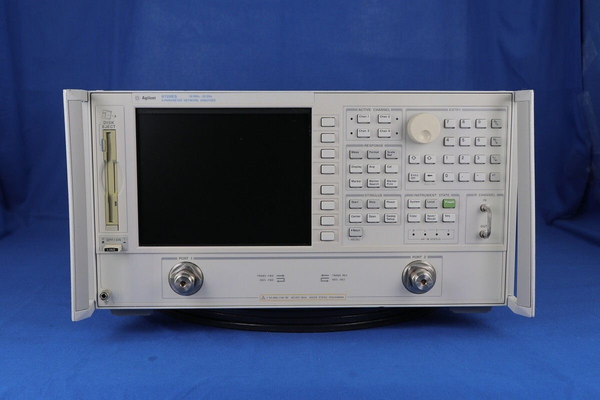 Agilent 8720ES Network Analyzer 50MHz to 20GHz, opt 010(Time Domain Analysis)